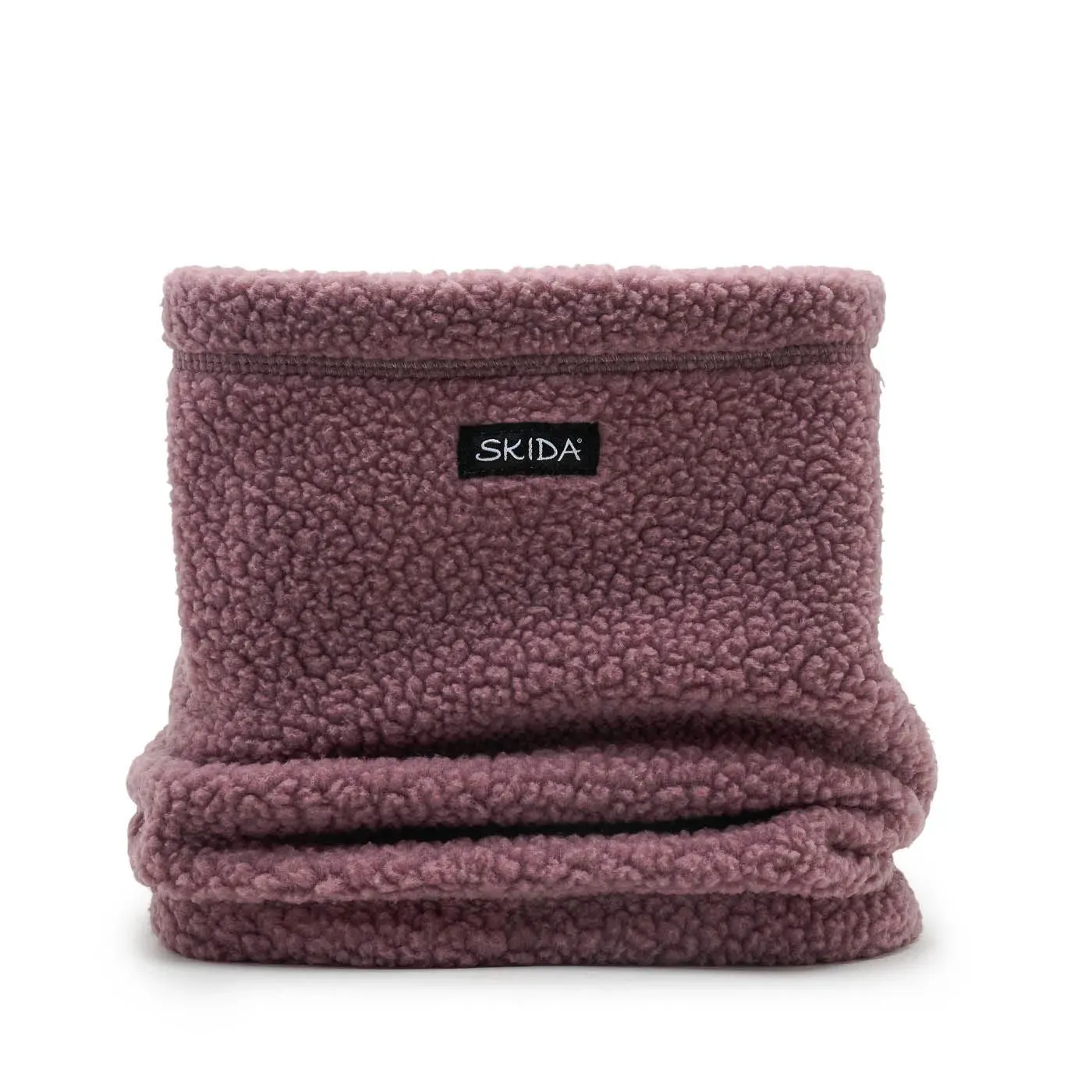 Skida High Pile Fleece Neckwarmer in Sugarplum, alternate view 1