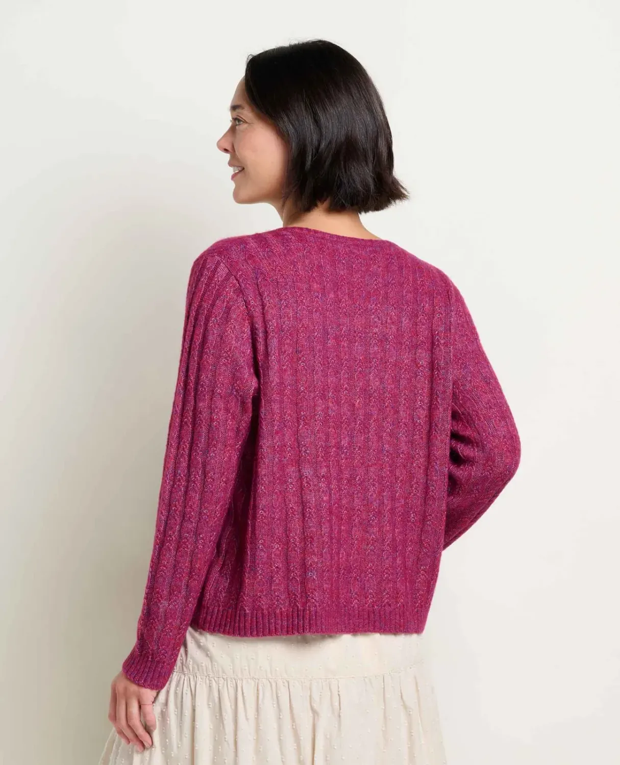 Toad&amp;Co Women's Cloudcover Pullover Sweater in Garnet, alternate view 1