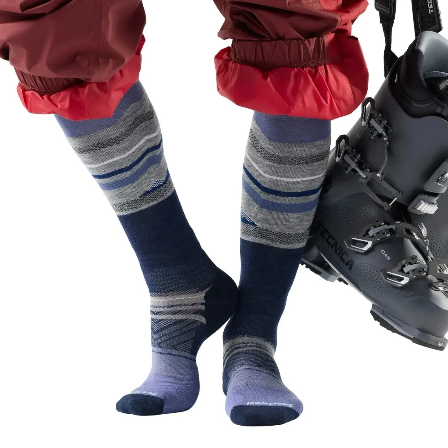 SW003123 - Smartwool Men's Ski Targeted Cushion Expanding Horizons Over The Calf Socks, alternate view 1