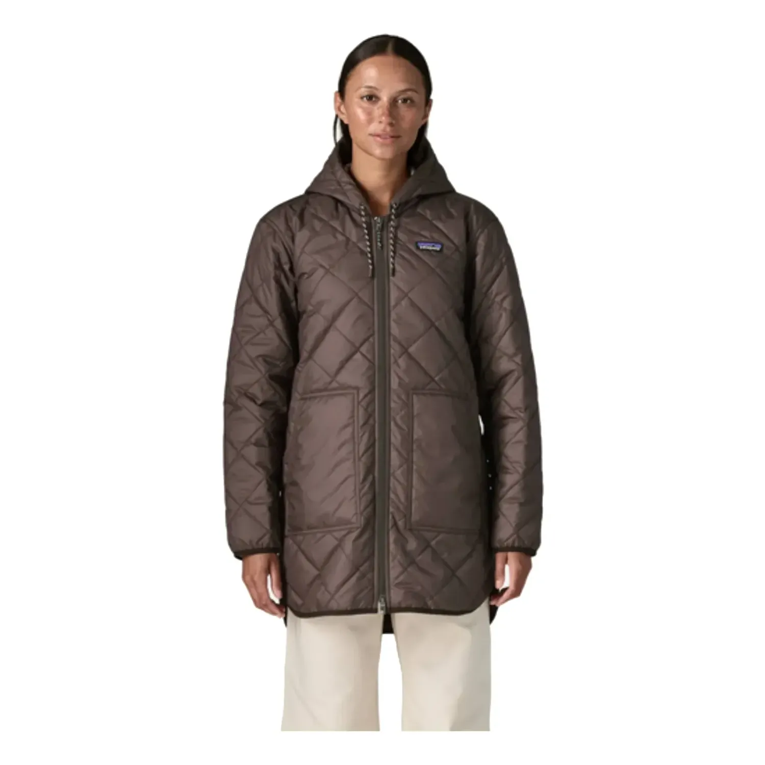 Patagonia Women's Diamond Quilted Parka, alternate view 1