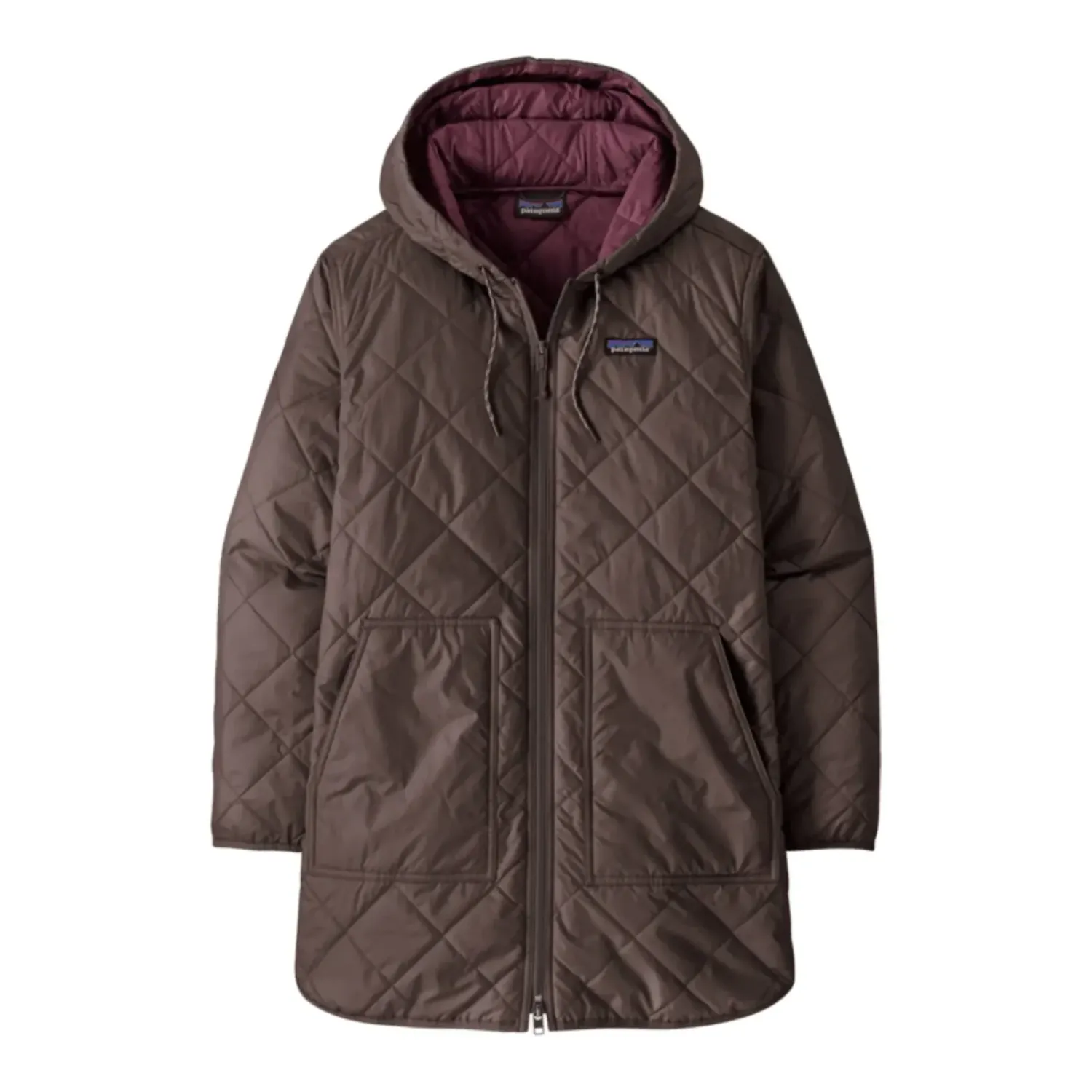 Patagonia Women's Diamond Quilted Parka, Color: Den Brown, Size: S