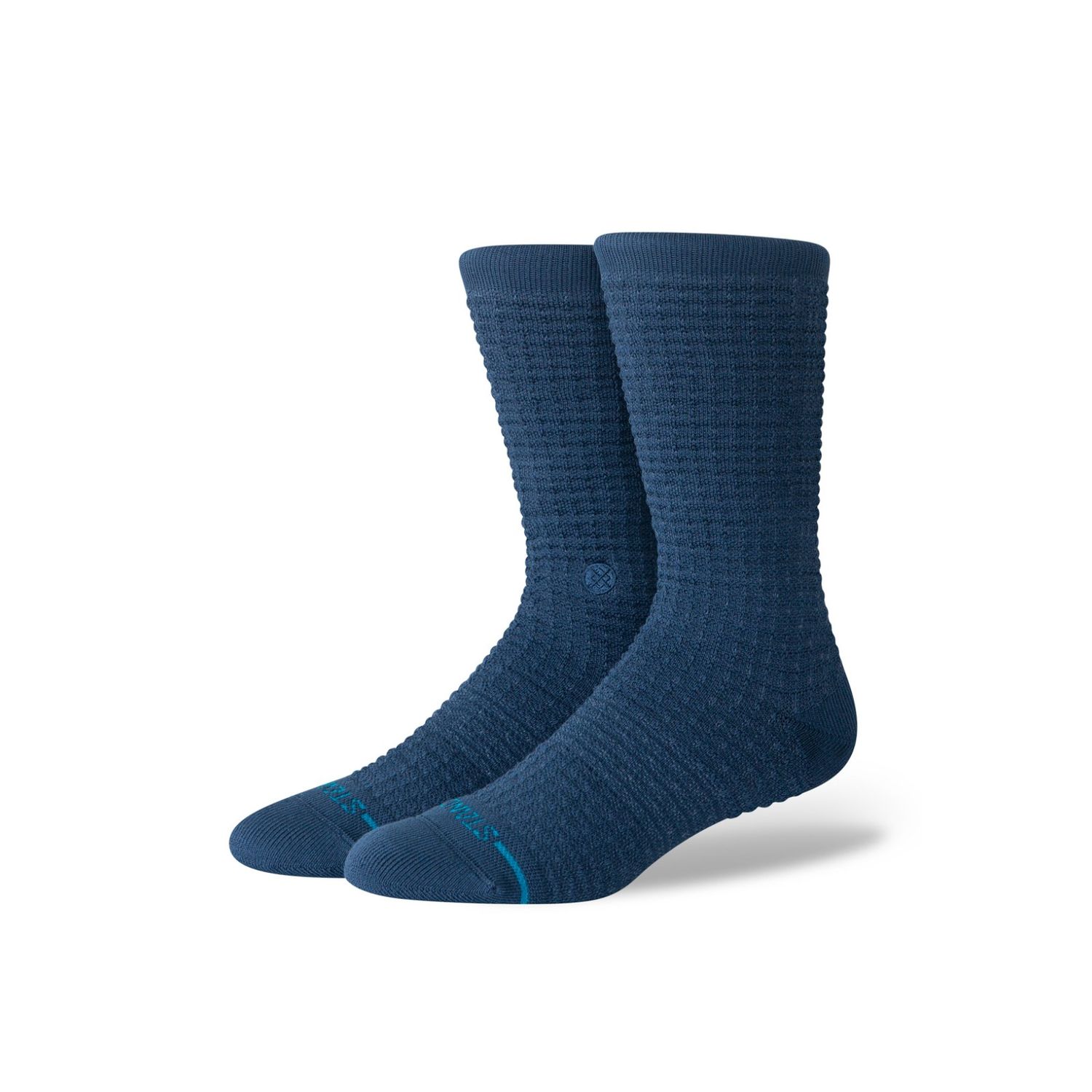 Stance Navy Waffle Crew Socks