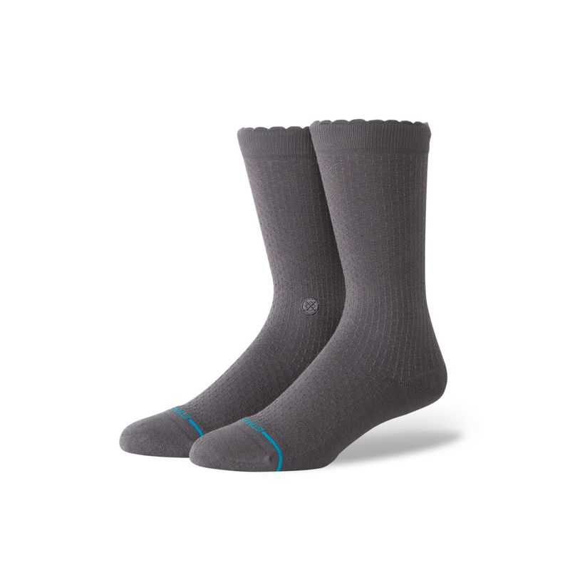 Stance Women's Dainty Crew Socks in Turbulence, front view