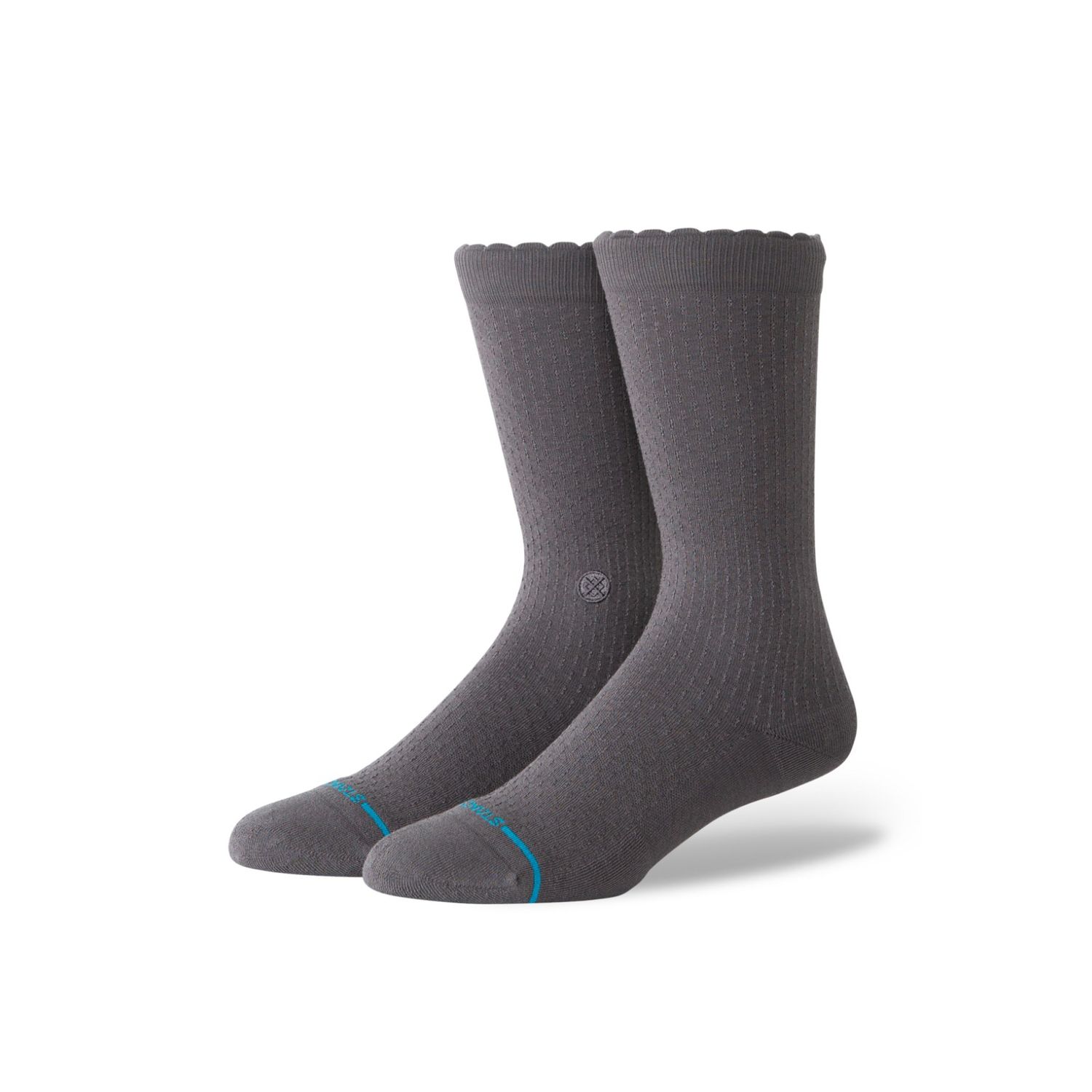 Stance Women's Dainty Crew Socks, Color: Turbulence, Size: S