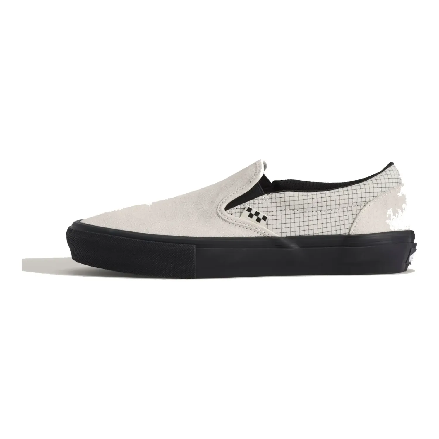Vans Men's Skate Slip-On Ripstop Shoe, Color: Turtledove/Black, Size: 8