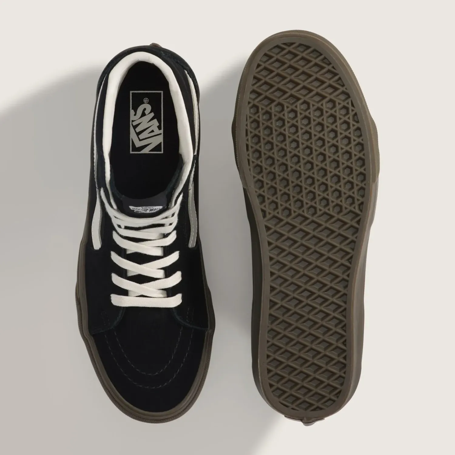 Vans Men's Sk8-Hi Dark Gum Shoe, alternate view 2