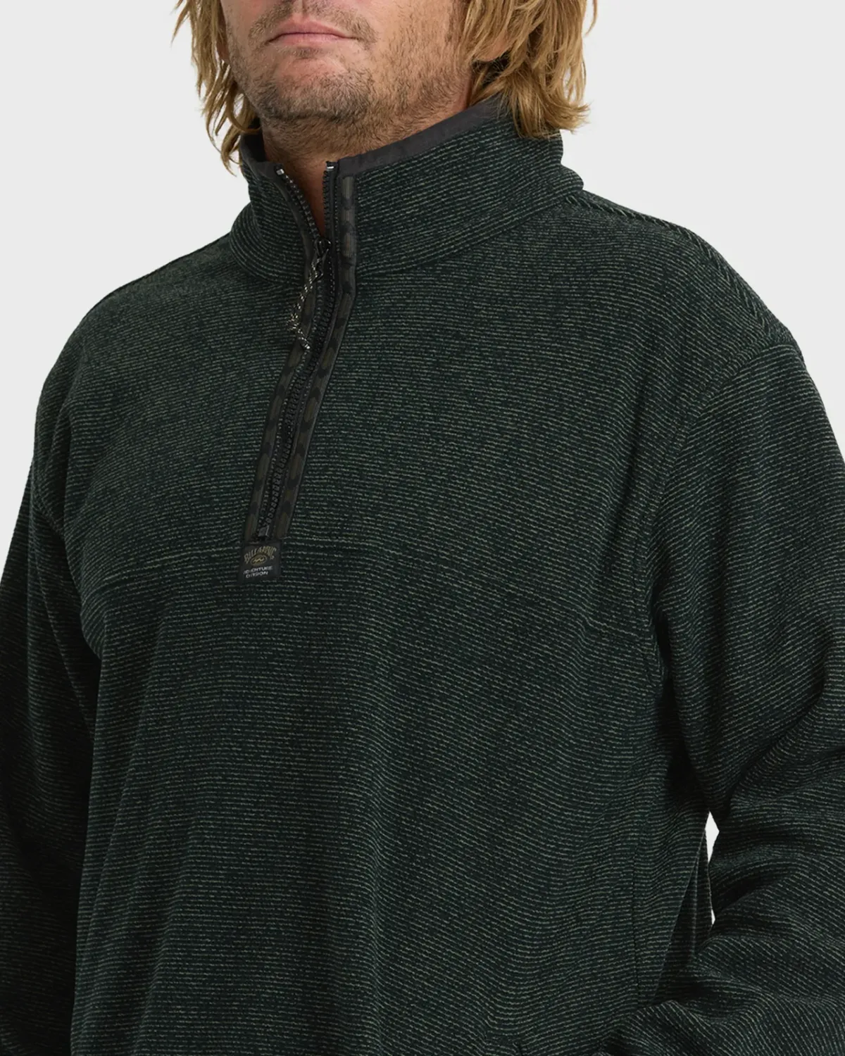 Billabong Men's Frontier Mock Neck, Color: Olive, Size: M