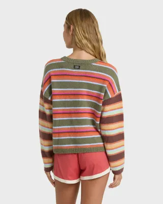 Billabong Women's Red Rocks Crew Sweater, alternate view 1