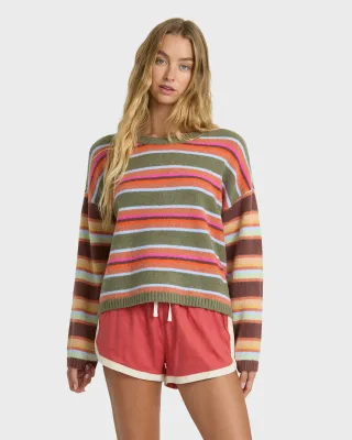 Billabong Women's Red Rocks Crew Sweater, main view