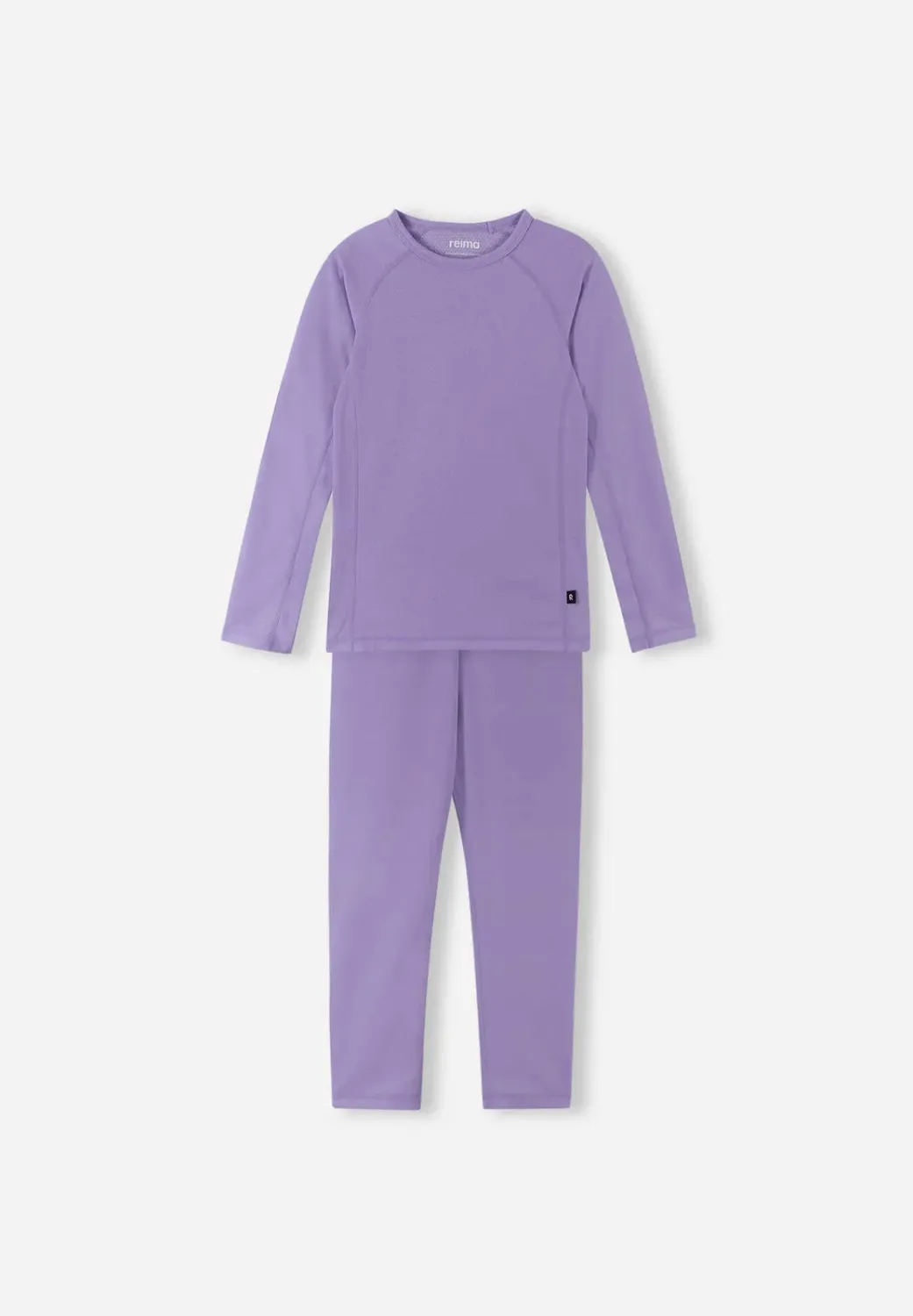 Reima Kids' Lani Thermal Base Layer Set in Blooming Lilac, alternate view 1