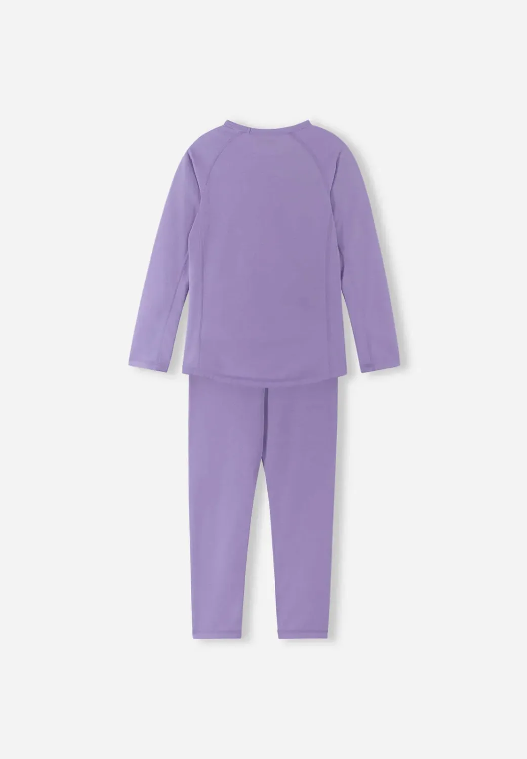 Reima Kids' Lani Thermal Base Layer Set in Blooming Lilac, alternate view 5