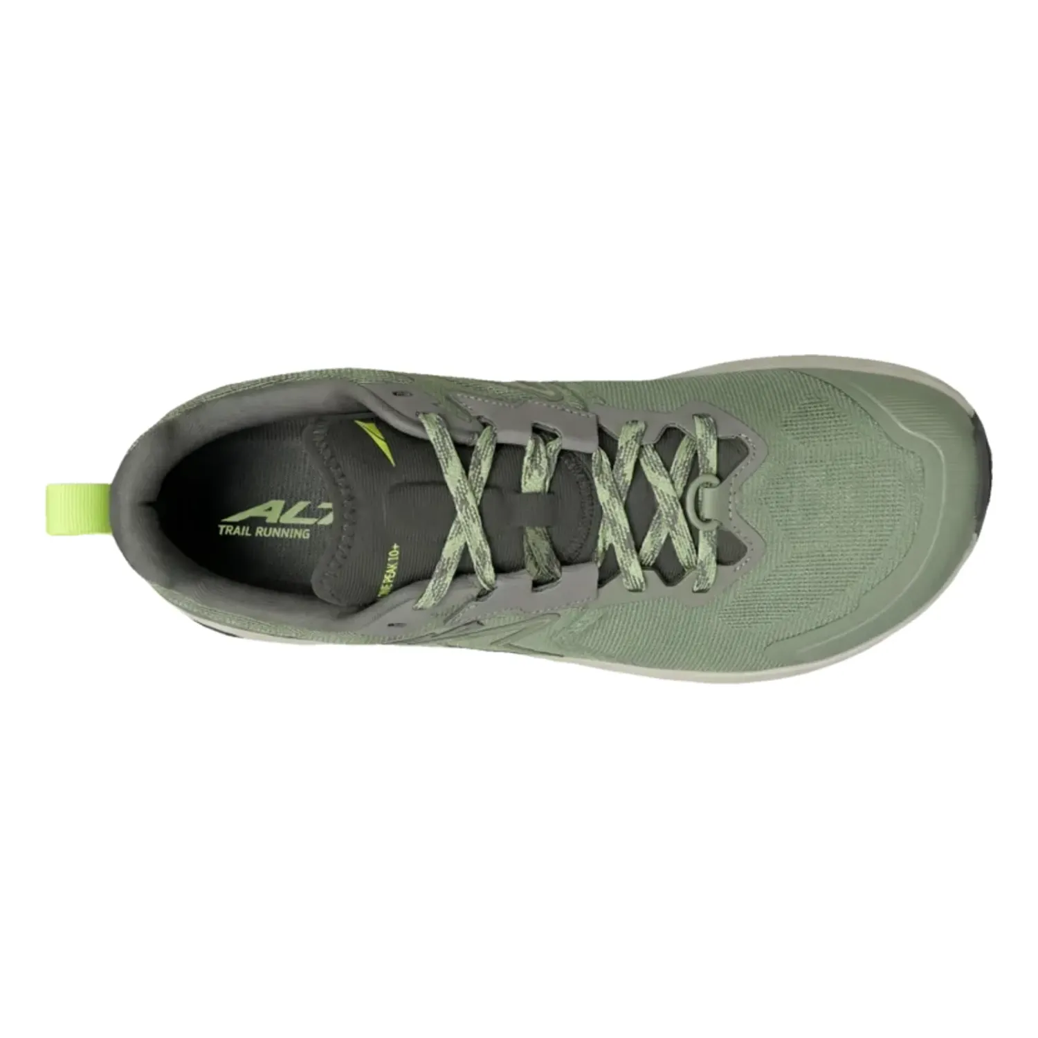 Altra Men's Lone Peak 10+ in Loden Frost / Volcanic Ash, alternate view 2