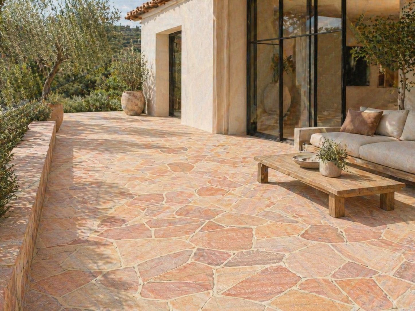 QUARTZITE ROSE DE BRESIL OPUS INCERTUM