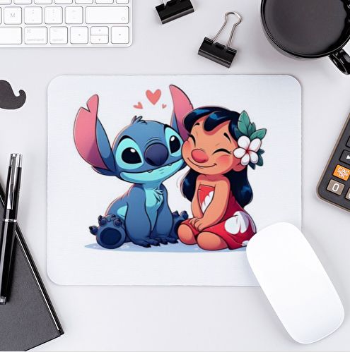 Alfombrilla para mouse Lilo & Stitch