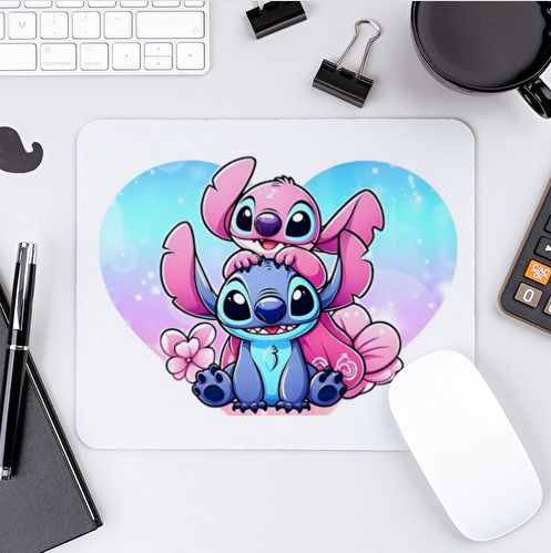 Alfombrilla para mouse Stitch & Angel