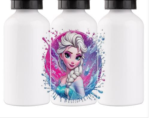 Botella de aluminio Elsa Frozen de 600ml