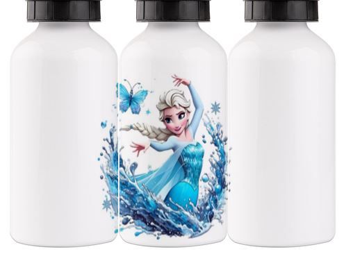 Botella de aluminio Elsa Frozen de 600ml
