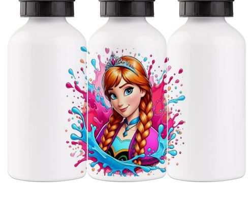 Botella de aluminio Ana Frozen de 600ml