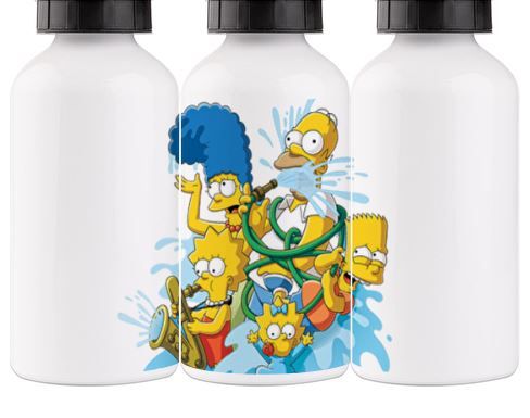 Botella de aluminio Simpsons de 600ml
