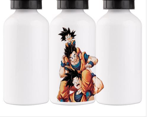 Botella de aluminio Goku de 600ml