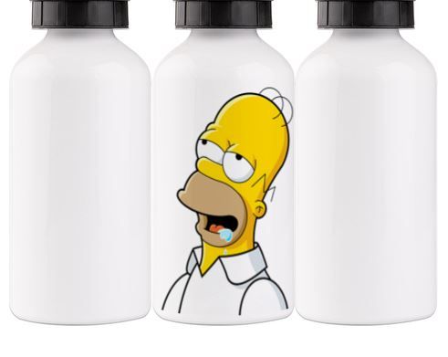 Botella de aluminio Homer de 600ml