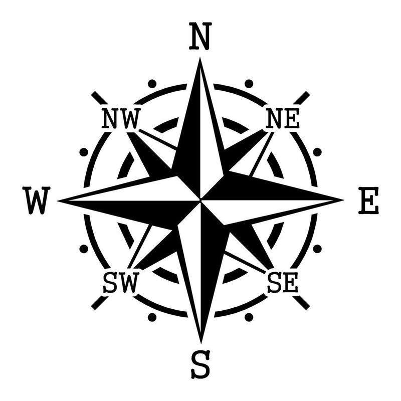 1 Sticker Rose des Vents REF 02