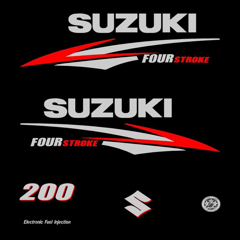 1 kit stickers SUZUKI 200 cv serie 2