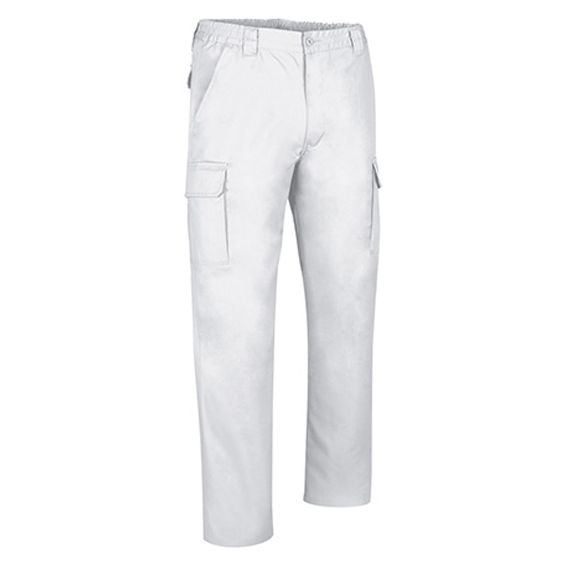 Pantalone multitasche 100%cot. 250 g/mq. in tessuto traspirante.