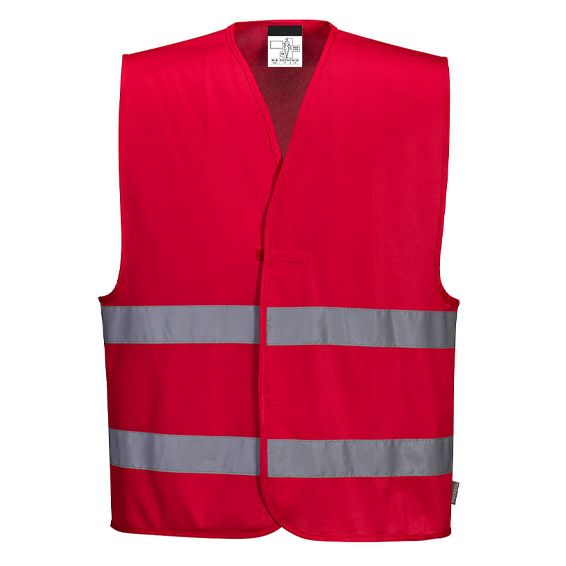 Gilet H.V. 100% pol.