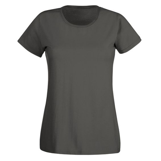 T-SHIRT 165gr 95% cot. 5%ea. manica corta  girocollo donna