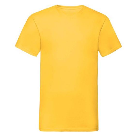 T-SHIRT 150gr 100% cot. manica corta scollo a V