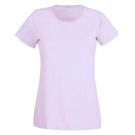 T-SHIRT SLIM 150gr 100% cot. manica corta  girocollo donna
