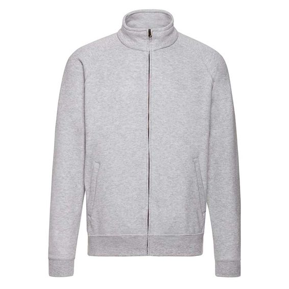 Felpa full zip 290gr 65%cot. 35%pol.