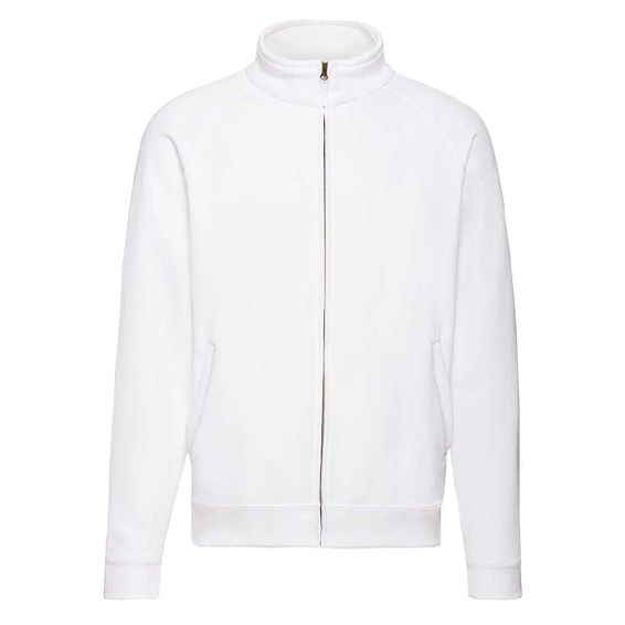 Felpa full zip 290gr 65%cot. 35%pol.