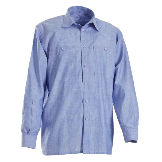Camicia manica lunga 100%cot. 115 g/m²
