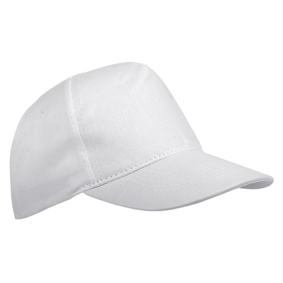 Cappellino 5 pannelli 100% cot.