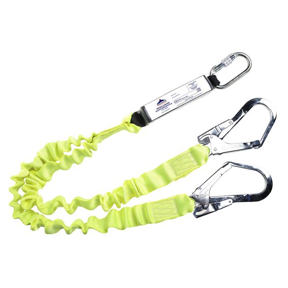 Cordino doppio elasticizzato con assorbitore di energia Cordino doppio elasticizzato con assorbitore di energia