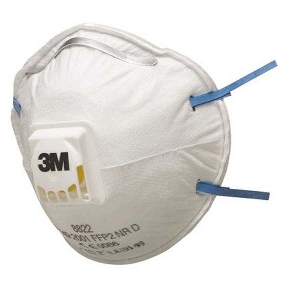 Respiratore per polveri a conchiglia 3M Respiratore per polveri a conchiglia 3M