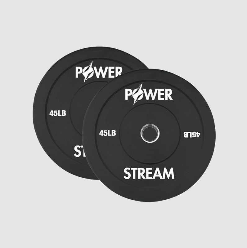 PowerStream Black Bumper Plate