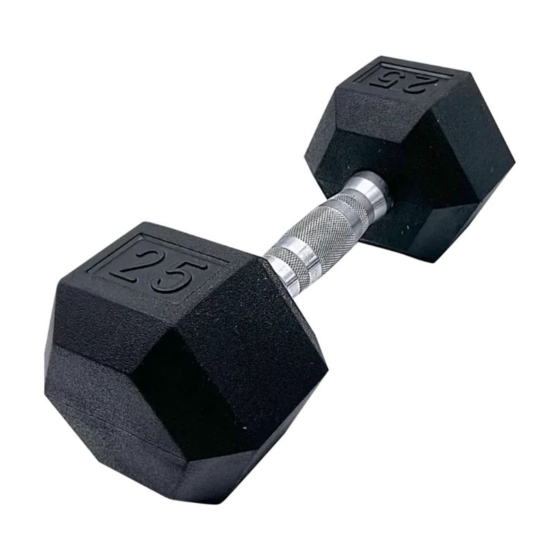 PowerStream Rubber Hex Dumbbells