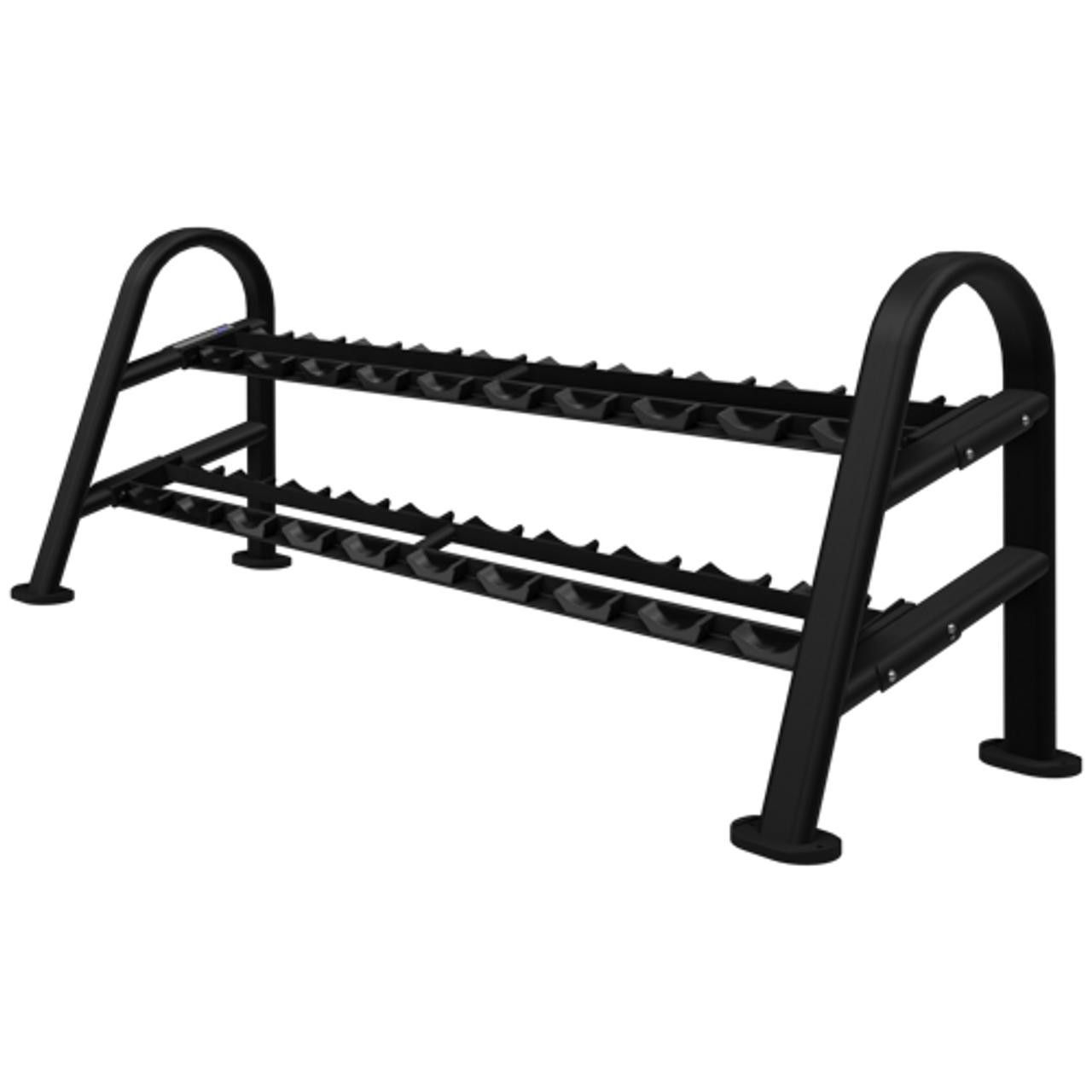 NAUTILUS INSTINCT DUMBBELL RACK 10-PAIR/2 TIER
