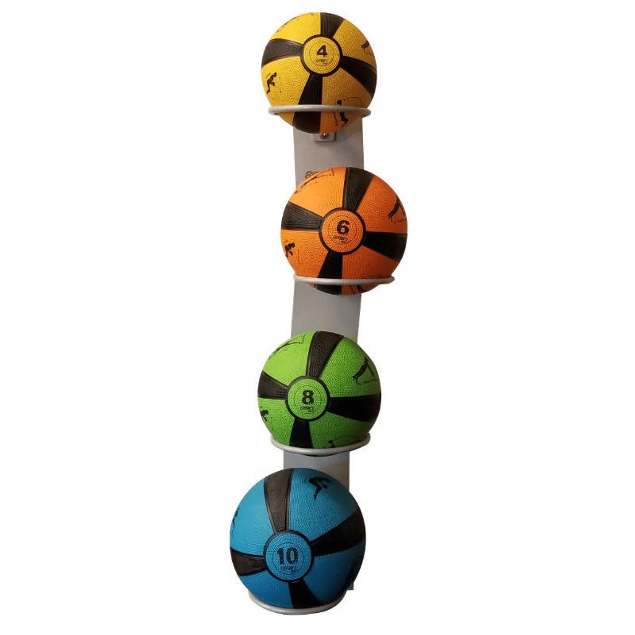 Smart Medicine Ball Rack, Wall Mounted Commercial Package