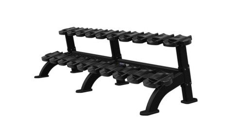 NAUTILUS DOUBLE DUMBBELL RACK