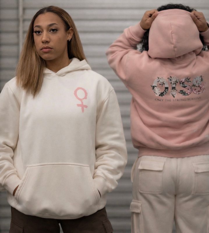 Winter Floral Hoodie