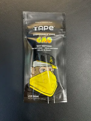 Ape - Live Resin Disposable Vape - GMO THC