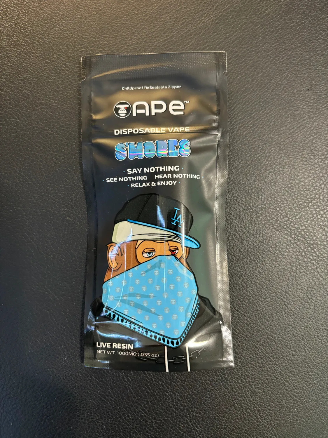 Ape - Live Resin Disposable Vape - Smores THC Ape - Live Resin Disposable Vape - Smores THC