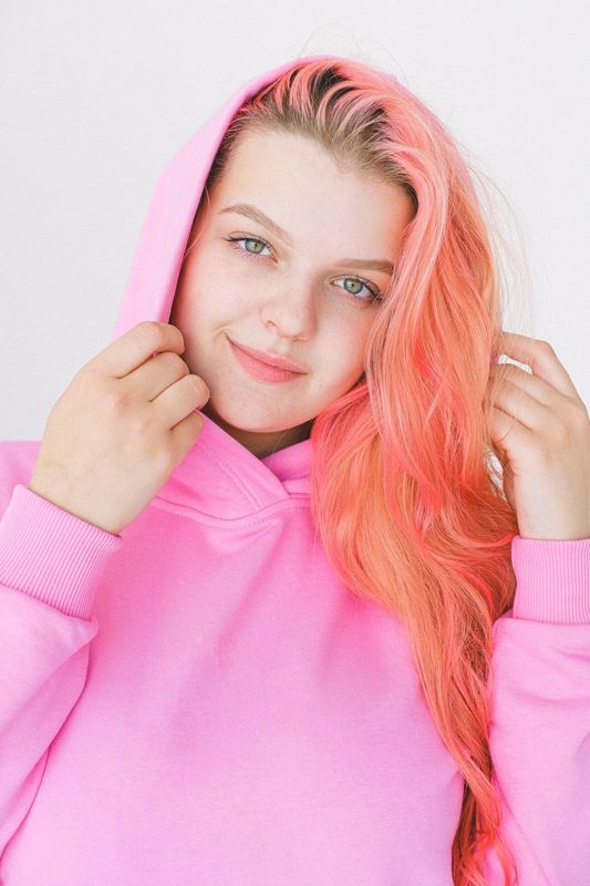 SAMPLE. Pink Hoodie