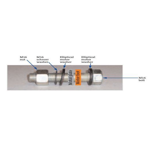 M10 Motor Bolt Kit for 0.60HP