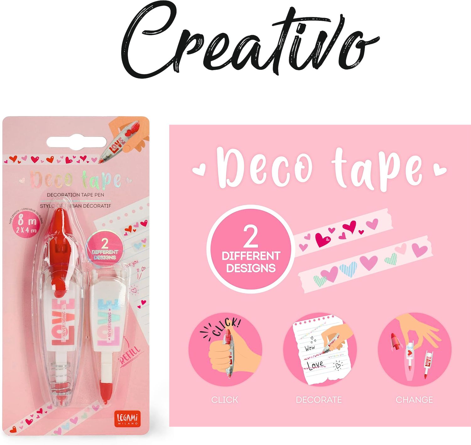 Penna a Nastro per Decorazione  - Deco Tape - LEWGAMI