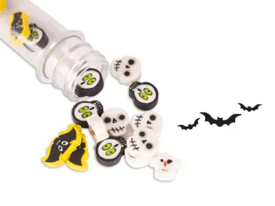 Set gomme per cancellare Halloween in provetta - colourbook